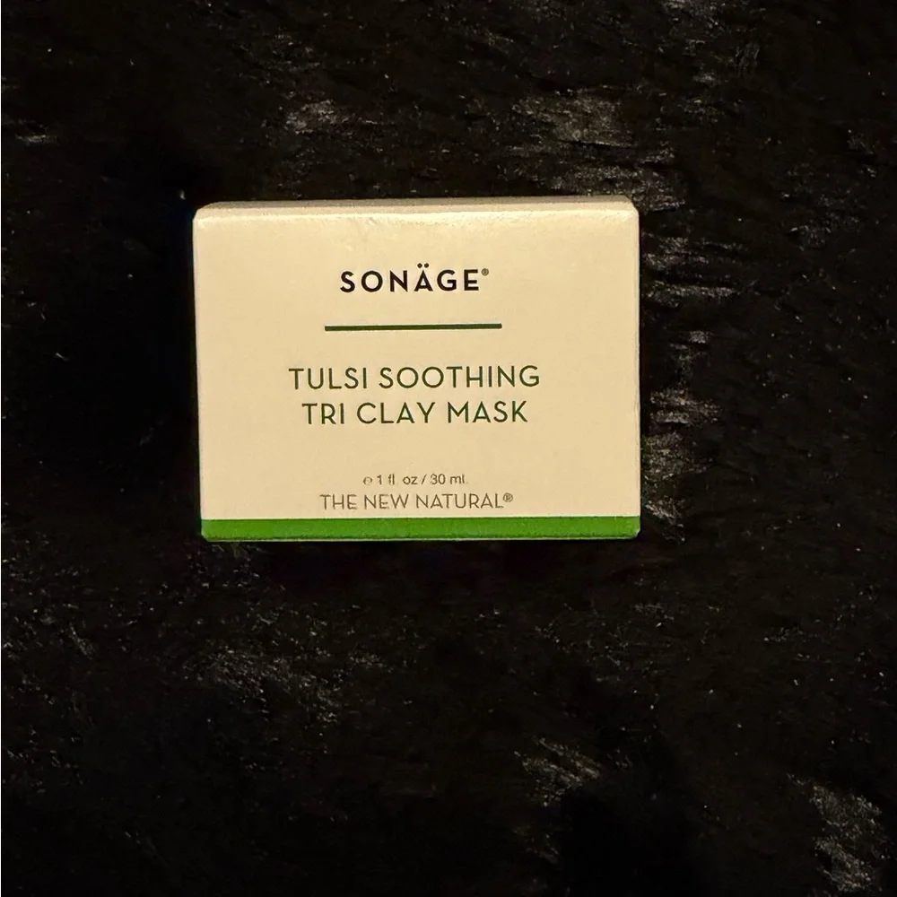 Sonäge Tulsi Soothing Tri Clay Mask 30ml Brand New In Box